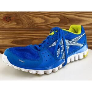 Reebok Sz 6.5 Sneaker Blue Fabric Men Medium‎ Athletic